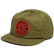 Classic 87' Swirl Patch Snapback - Olive/Red/Black