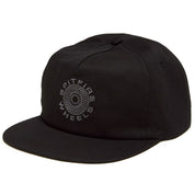 Classic 87' Swirl Snapback Hat - Black/Grey