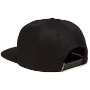 Classic 87' Swirl Snapback Hat - Black/Grey