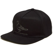 Basic Pigeon Snapback Hat - Black/Charcoal