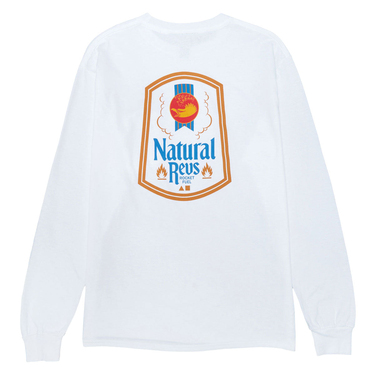 Natty Revs LS Tee - White
