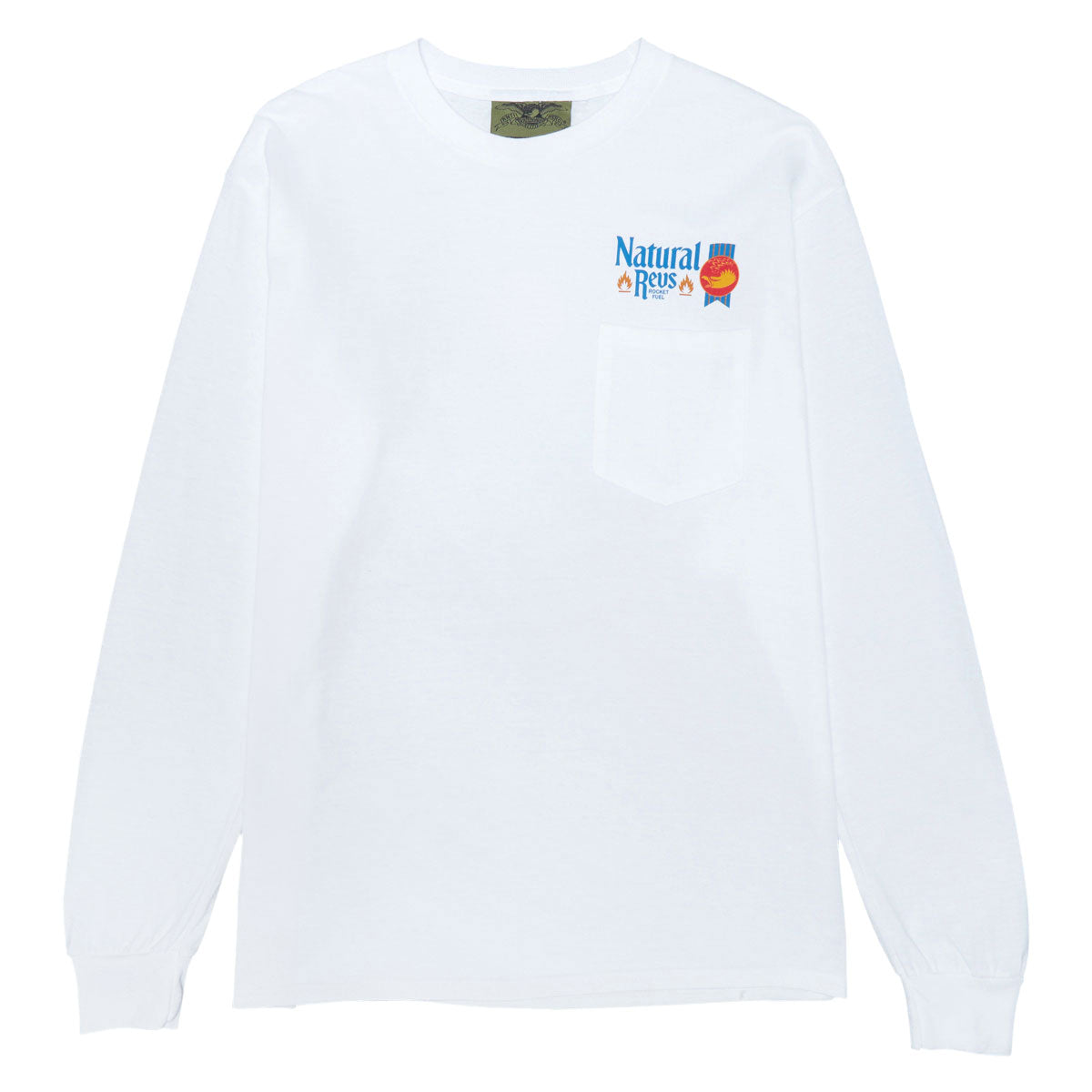 Natty Revs LS Tee - White