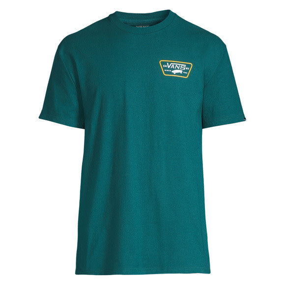 Full Patch Back T-Shirt - Deep Teal/White