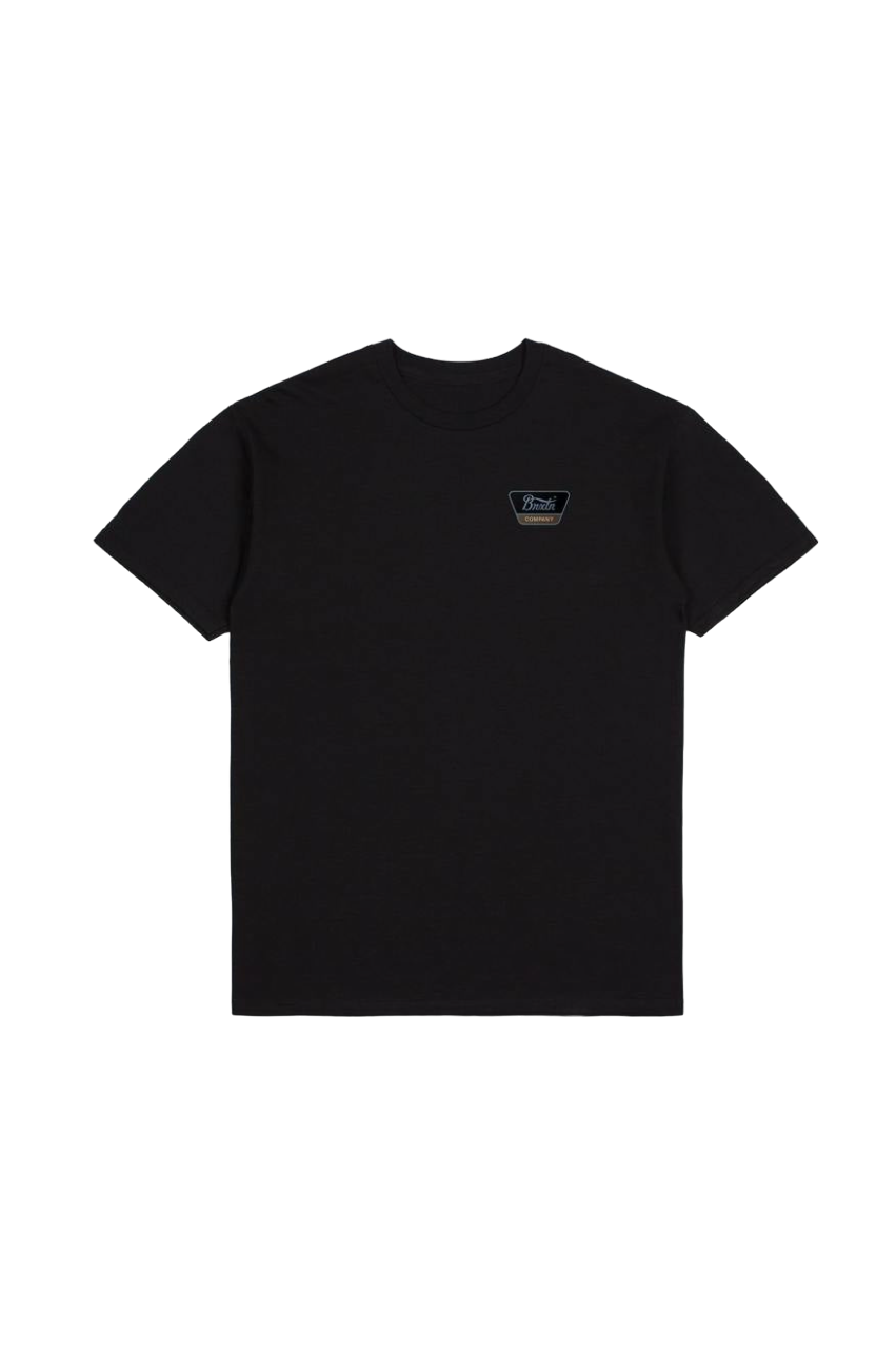 Linwood S/S Standard Tee - Black/Dusty Blue/Dark Earth