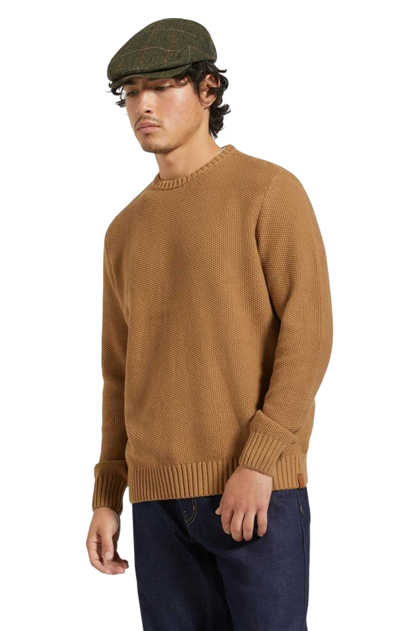 Jacques Waffle Knit Sweater - Tiger's Eye