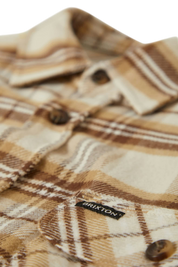 Bowery Flannel - Whitecap/Sand/Pinecone Brown