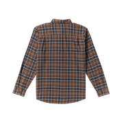 Caden Plaid Long Sleeve Shirt - Brownstone