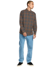 Caden Plaid Long Sleeve Shirt - Brownstone