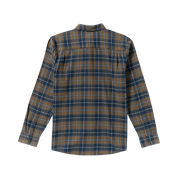 Caden Plaid Long Sleeve Shirt - Navy