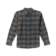 Caden Plaid Long Sleeve Shirt - Navy
