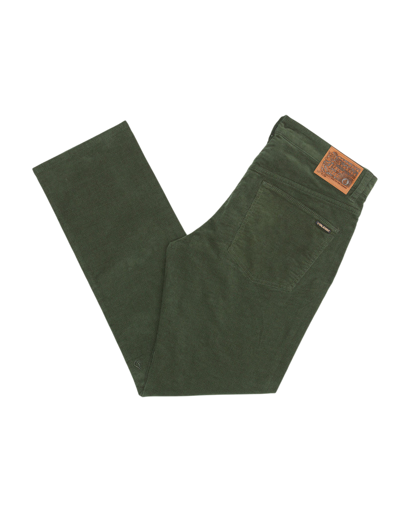 Solver Pantalon en Velours à 5 Poches - Vert Squadron