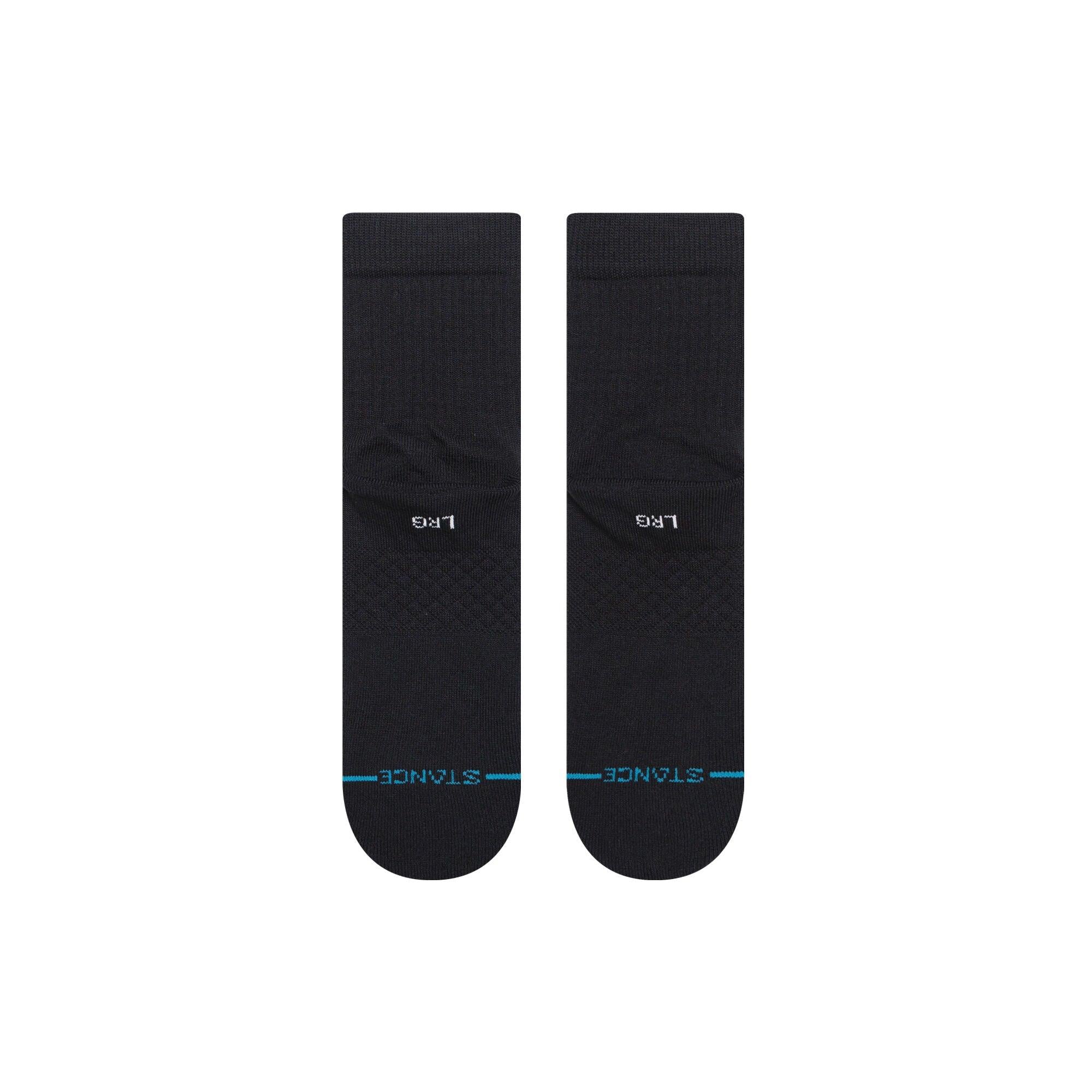 Icon Quarter Socks 3 Pack - Black