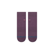 Icon Quarter Socks - Grape