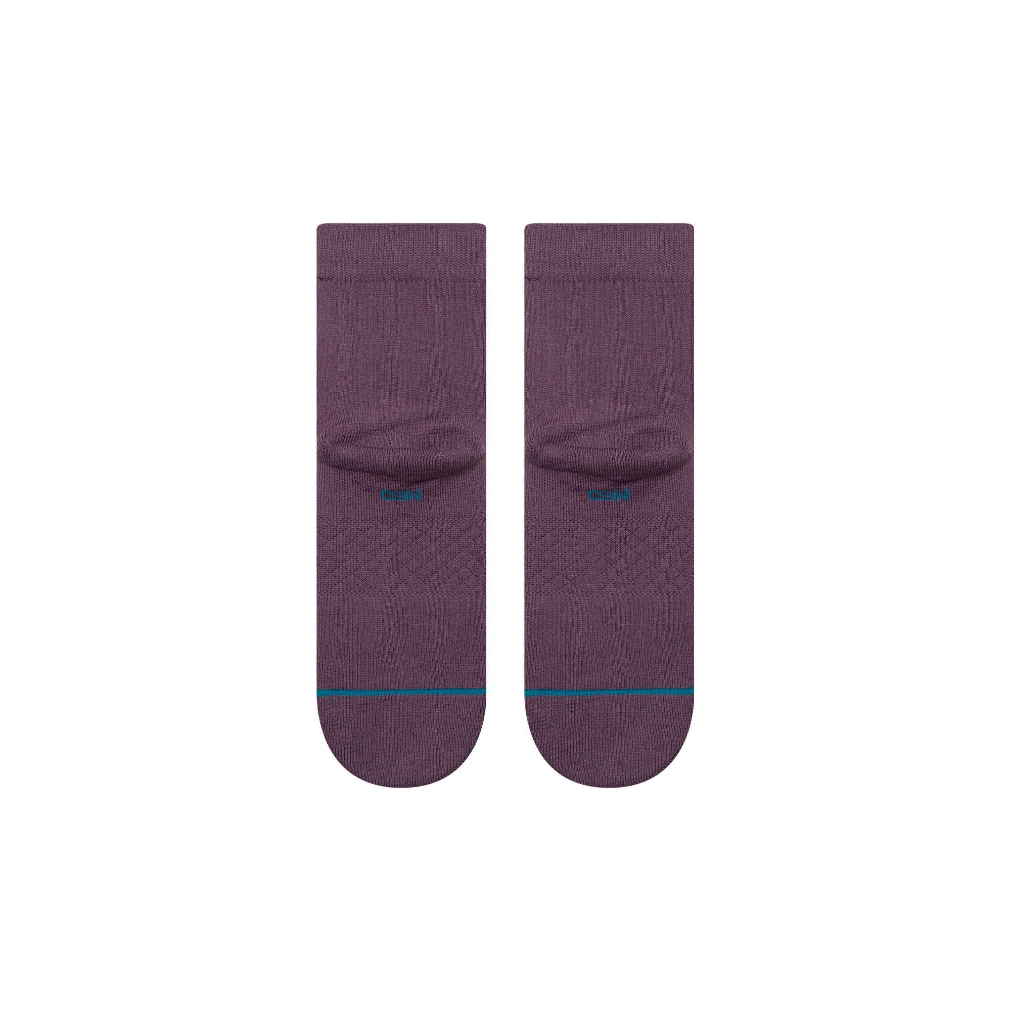 Icon Quarter Socks - Grape