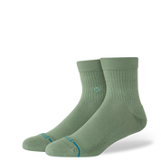 Icon Quarter Socks - Sage