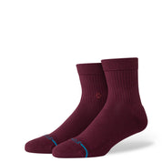 Icon Quarter Socks - Wine