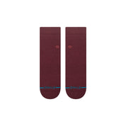 Icon Quarter Socks - Wine