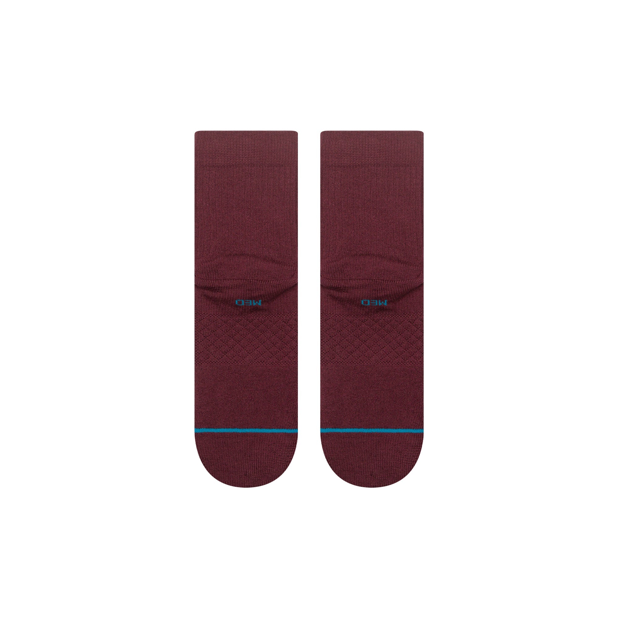 Icon Quarter Socks - Wine