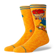 "Rocket Power" Sam And Twister Crew Socks - Orange