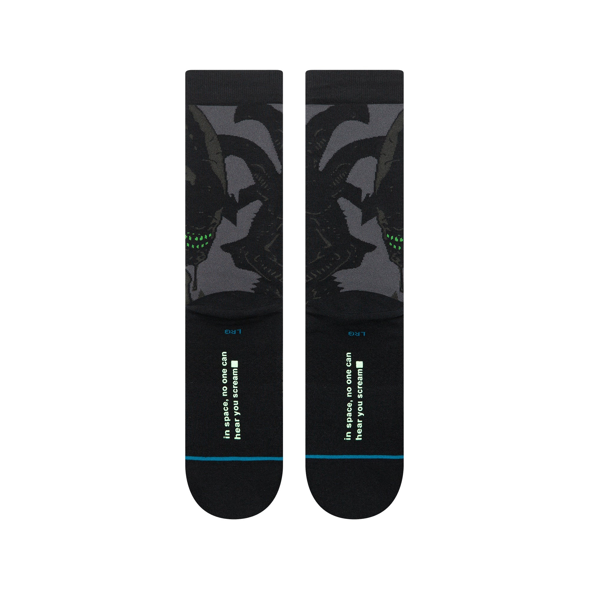 Alien x Stance Alien Crew Socks - Black