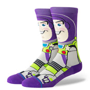 Toy Story x Stance Buzz Crew Socks - Purple