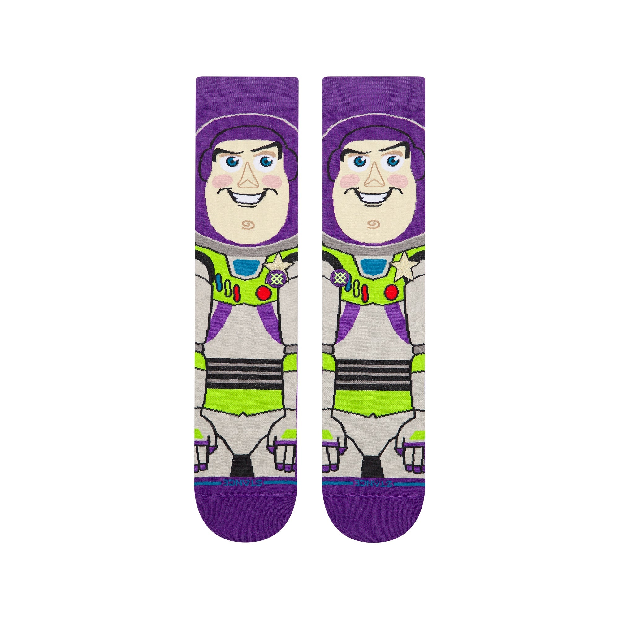 Toy Story x Stance Buzz Crew Socks - Purple