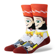 Toy Story x Stance Jessie Crew Socks - Red