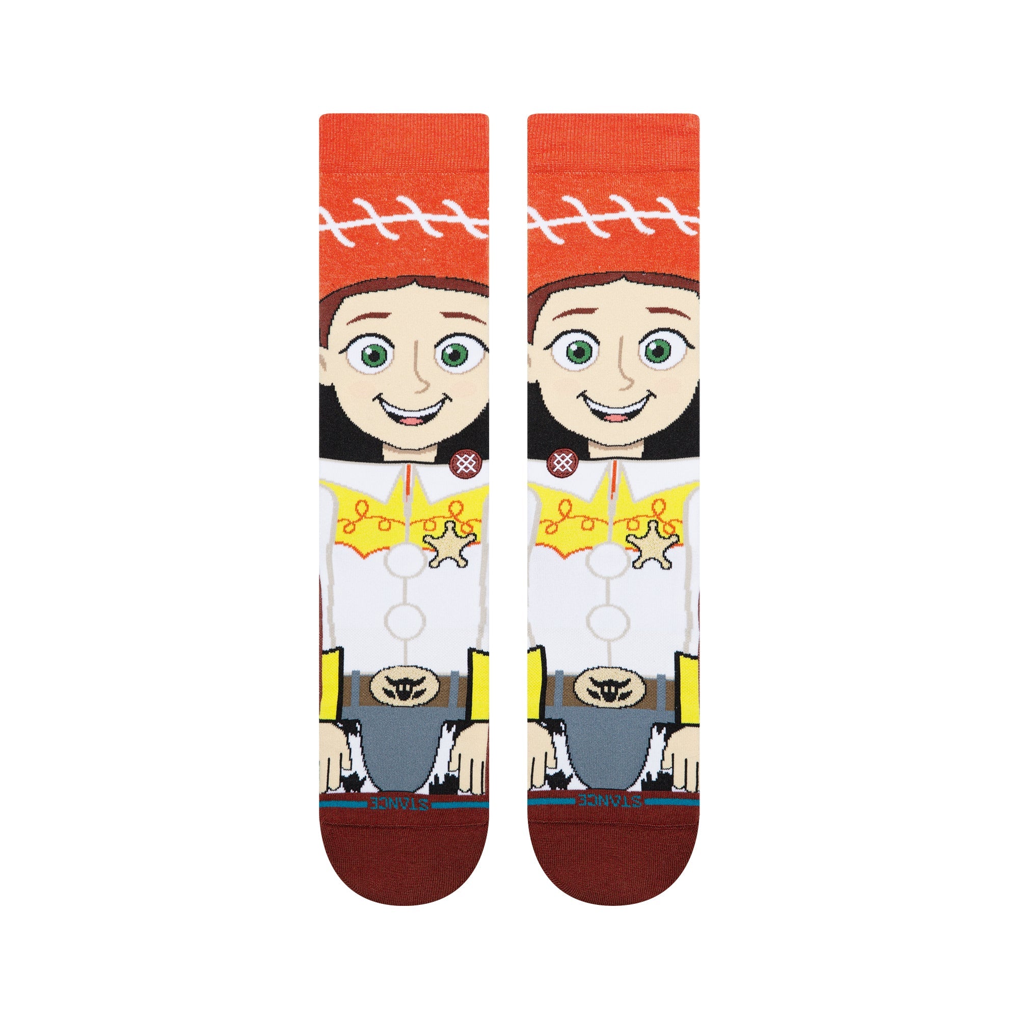 Toy Story x Stance Jessie Crew Socks - Red
