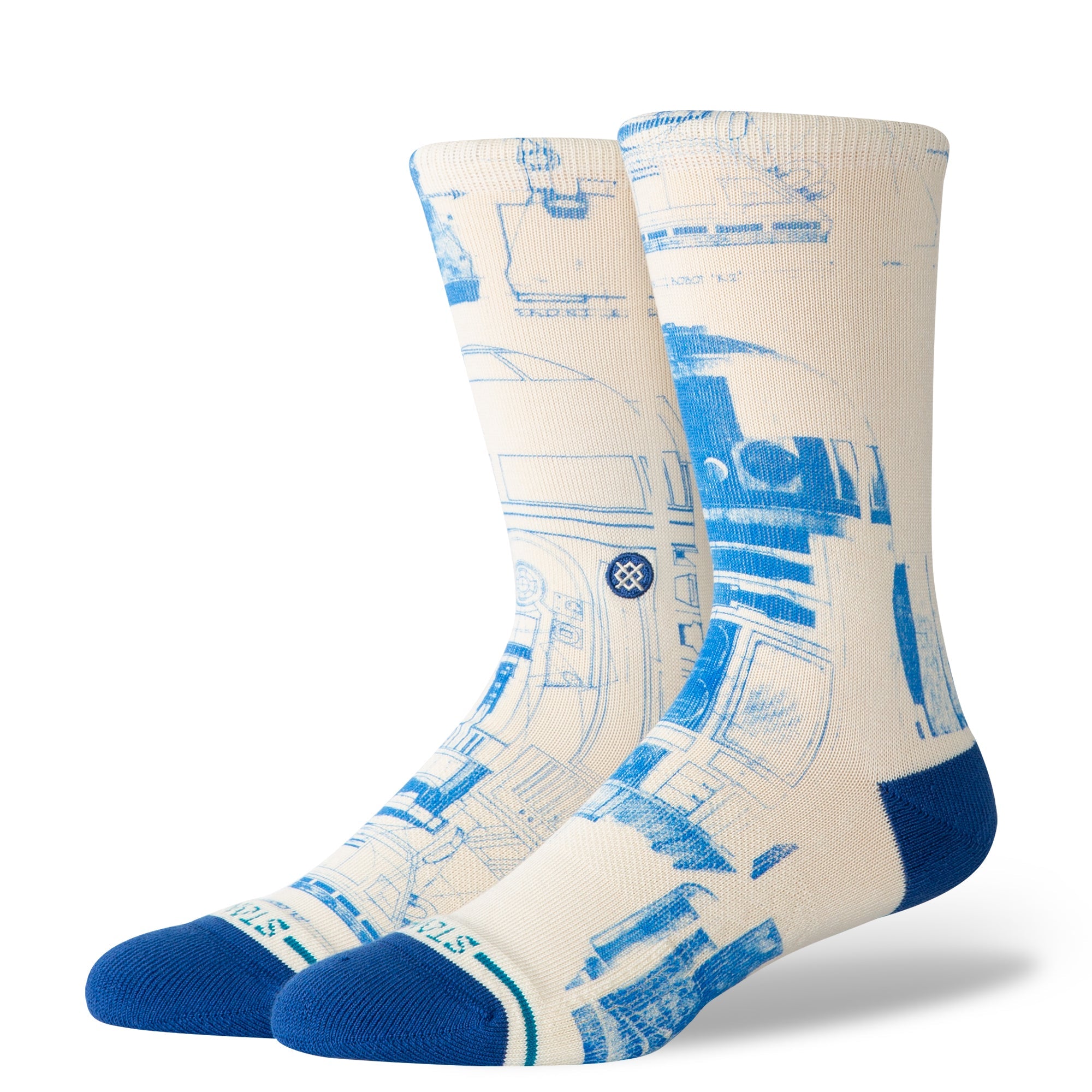 "Star Wars" R2 D2 Crew Socks - Canvas