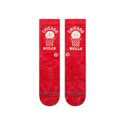 "NBA" Chicago Bulls Vintage Crew Socks - Red