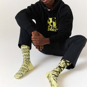 "Misfits"Crew Socks - Melon