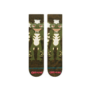Chaussettes Gremlins x Stance Stripe Gremlins Crew - Vert Foncé
