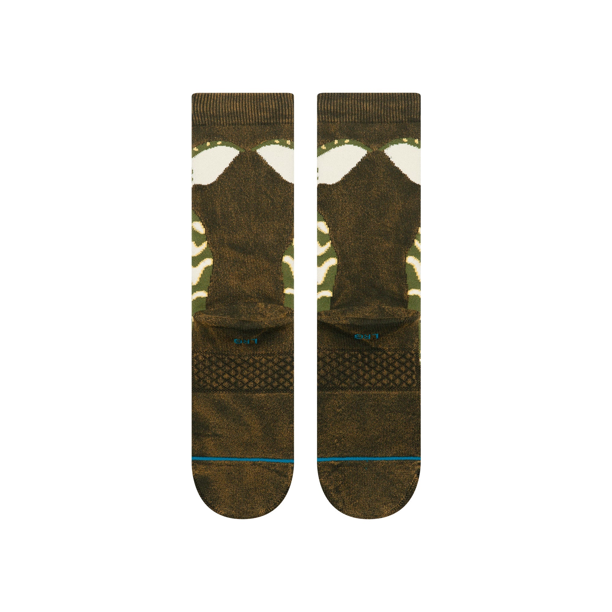Chaussettes Gremlins x Stance Stripe Gremlins Crew - Vert Foncé
