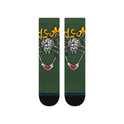 "Welcome Skateboards" Welcome Wilbur Crew Socks - Green