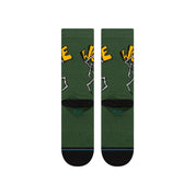 "Welcome Skateboards" Welcome Wilbur Crew Socks - Green
