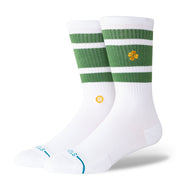 Feelin Lucky Crew Socks - Green