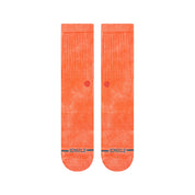 Icon Dyed Crew Socks - Coral