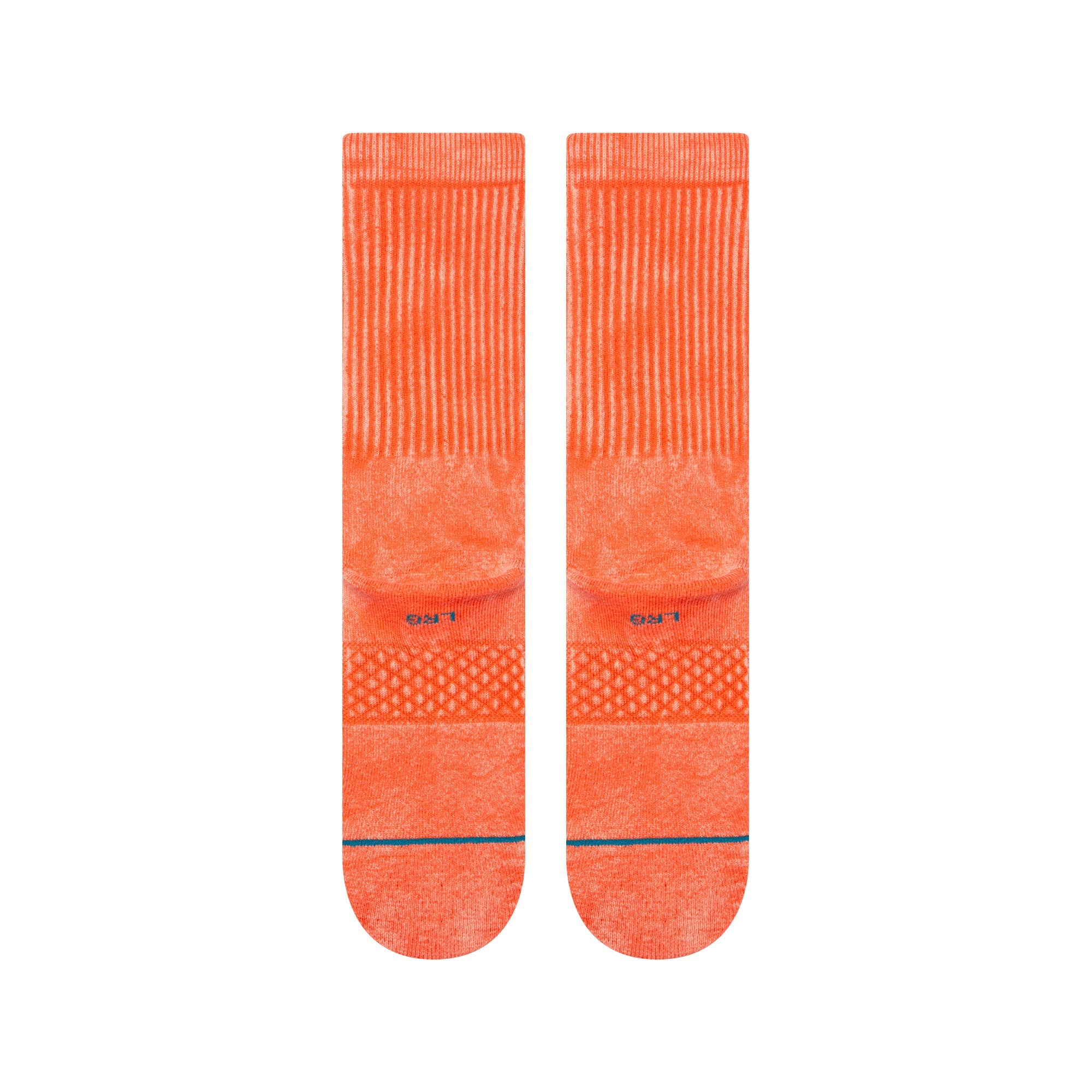 Icon Dyed Crew Socks - Coral