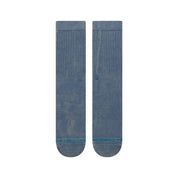 Icon Dyed Crew Socks - Sea Blue