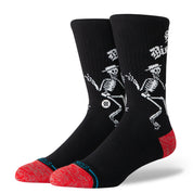 "Social Distortion" Skelly Dancing Crew Chaussettes - Noir