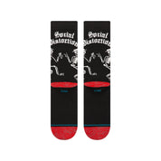 "Social Distortion" Skelly Dancing Crew Chaussettes - Noir