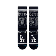 "Mister Cartoon" MLB Crew Socks - Mookie Betts - Black