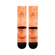 Pokémon x Stance Charizard Crew Socks - Orange