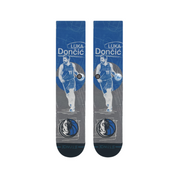 "NBA" Luka Pasted Crew Socks - Blue
