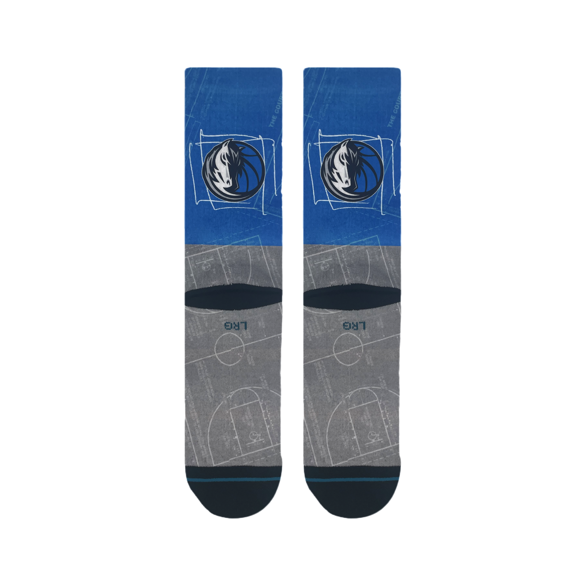 "NBA" Luka Pasted Crew Socks - Blue