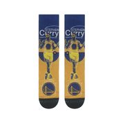 "NBA" Steph Pasted Crew Socks - Blue