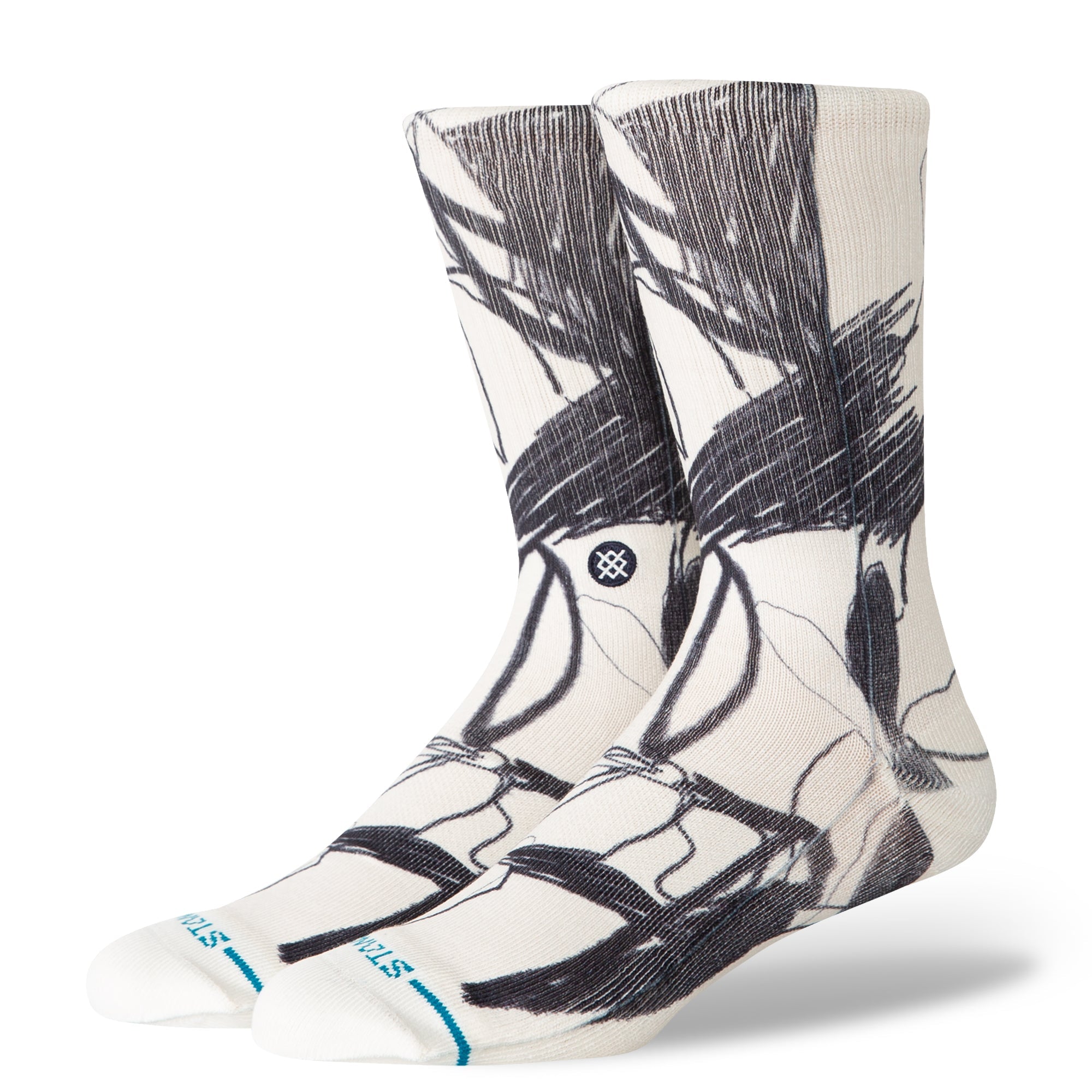Chaussettes Art Studio Crew - Blanc