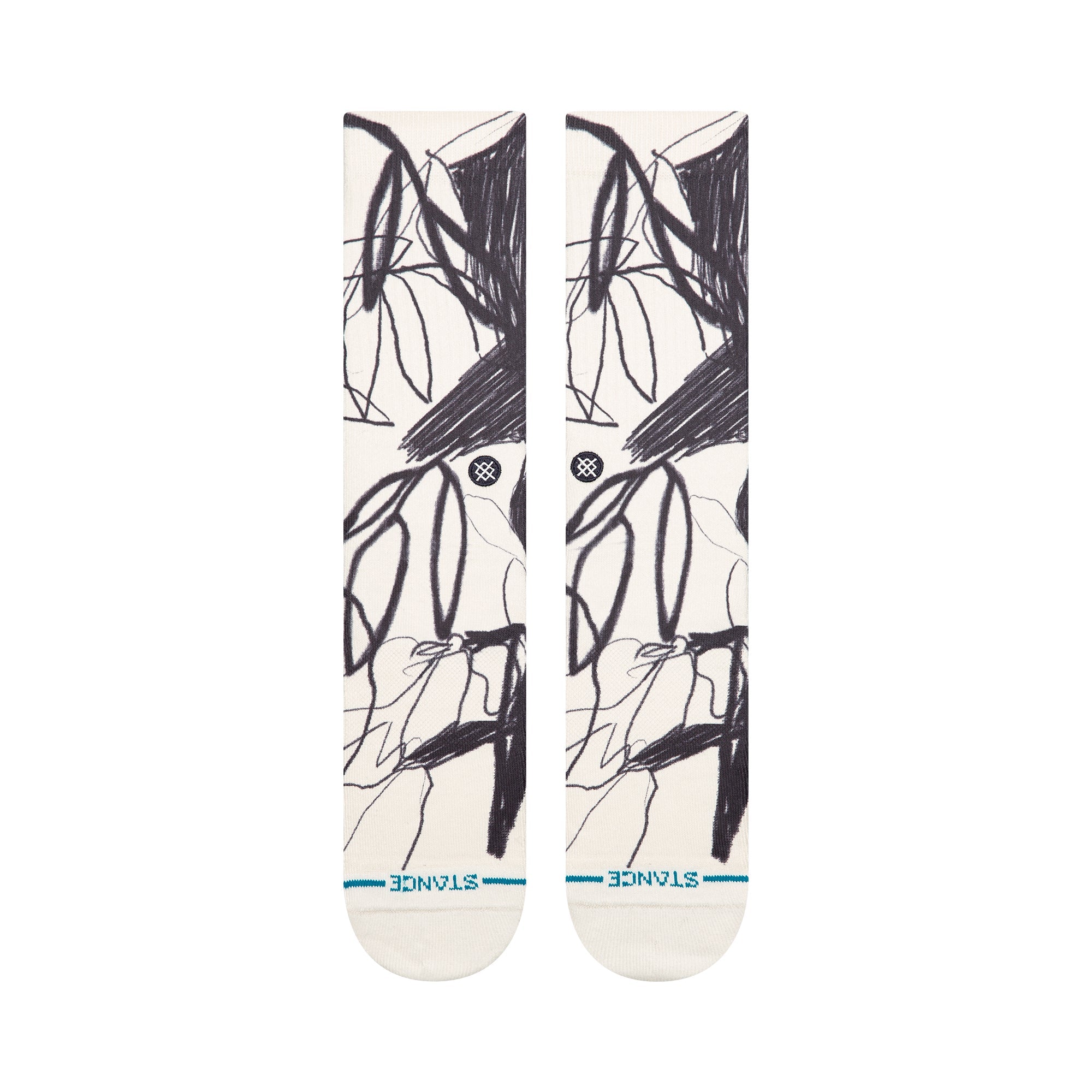 Chaussettes Art Studio Crew - Blanc