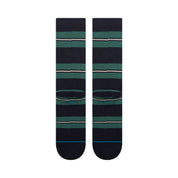 Caesar Stripe Crew Socks - Green