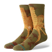 Chaussettes Alien x Stance Face Hugger Crew - Brun